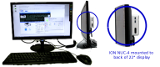 ION NUC4 on ViewSonic VX2252mh Display